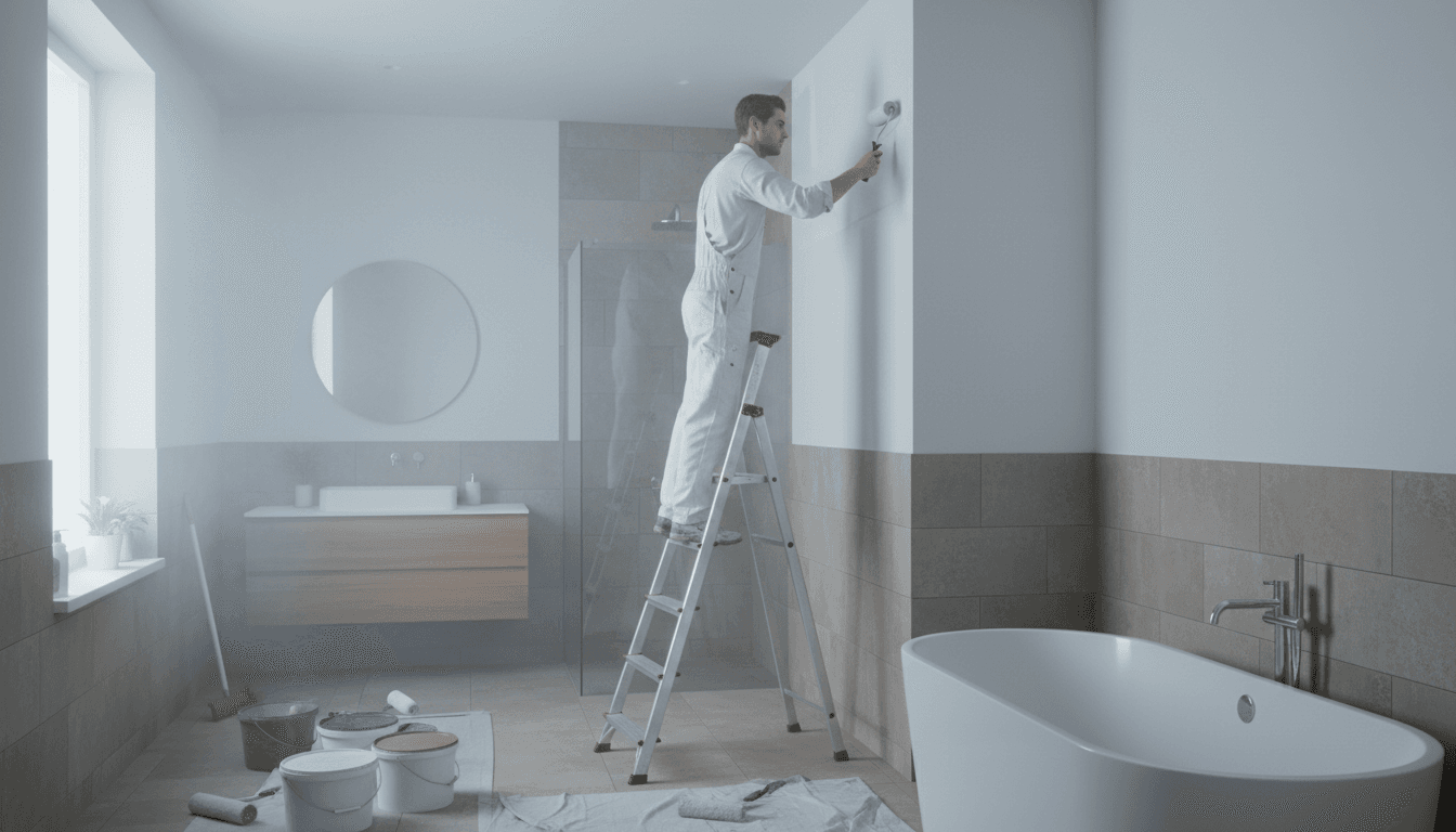 Badkamer schilderwerk: welke verf voorkomt schimmel en bladderen?